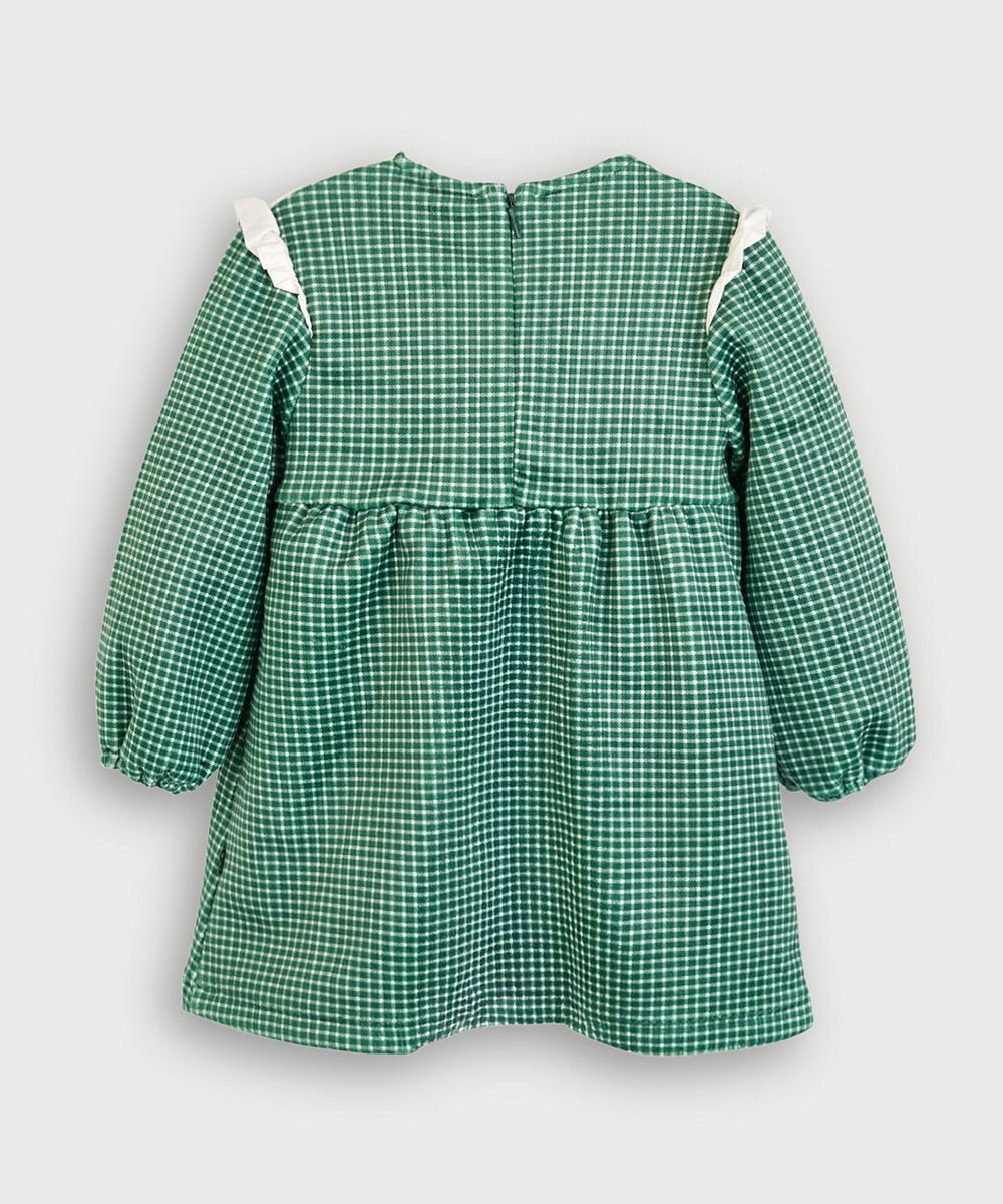 ラブミーレイヤードチェック長袖ワンピース | おしゃれな子供服