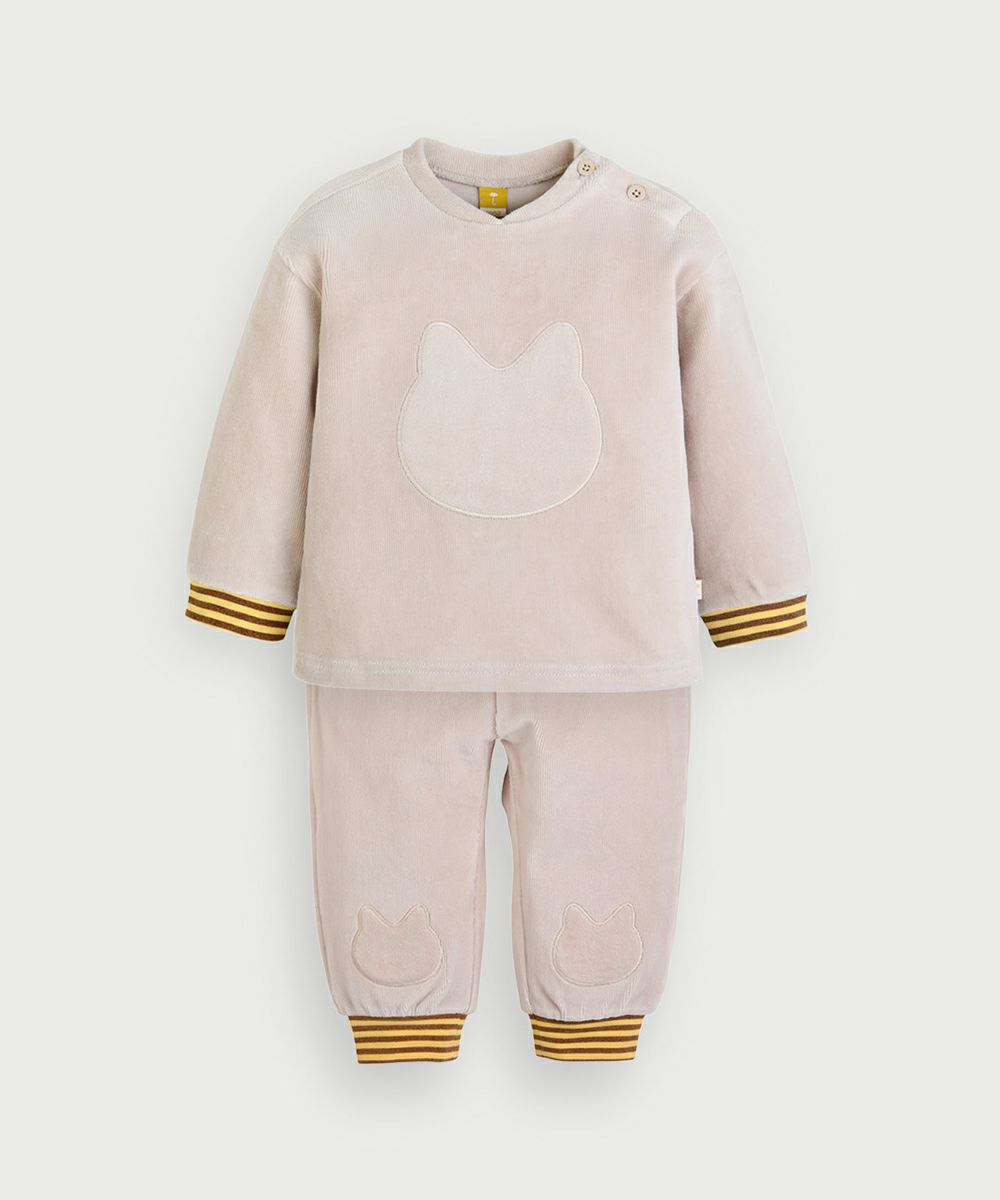 セットアップ】SOFT&キャットベロア長袖トップス＆パンツ | おしゃれな