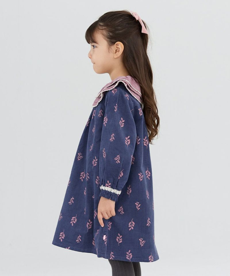 日本限定】【復刻企画】シャツコールプリントAラインワンピース