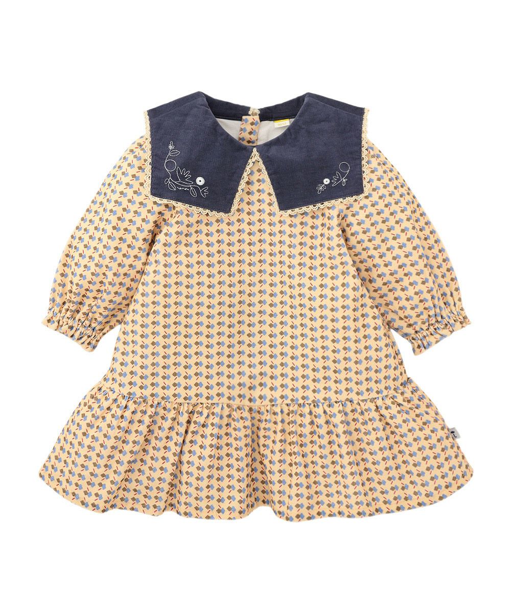 日本限定】【復刻企画】シャツコールプリントマーメイドフレア