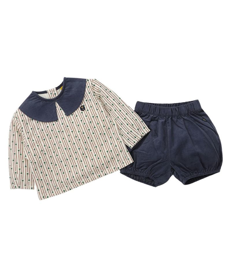 日本限定】【復刻企画】【セットアップ】ビッグカラーストライプ長袖