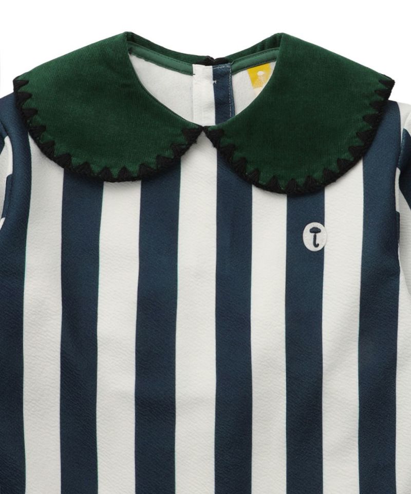 日本限定】【復刻企画】【セットアップ】ショールカラーストライプ長袖