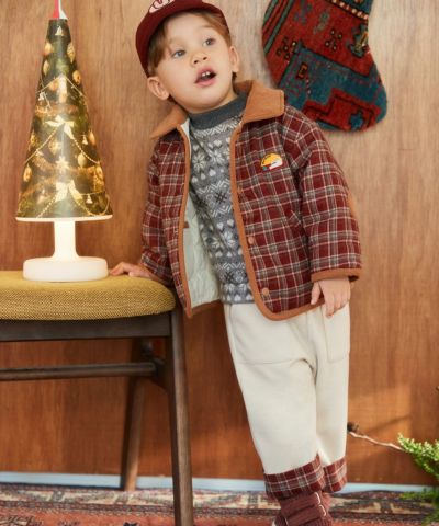 みきぷるーん フランスアンティーク コットンロンパース モダール