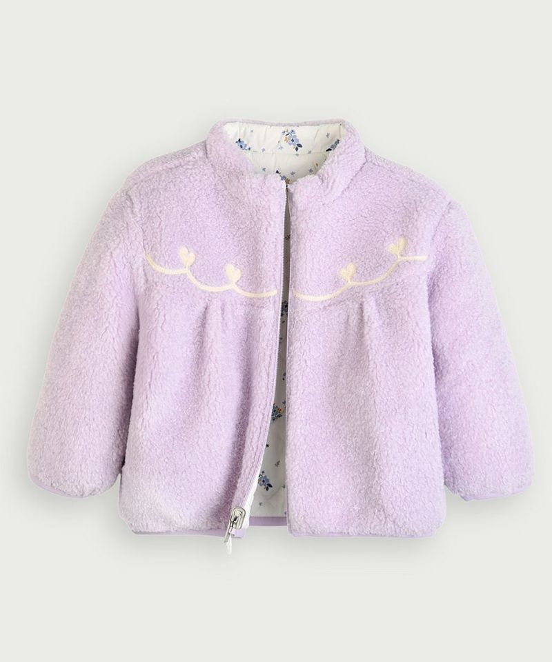 リバーシブル】ラベンダーパデットジャケット | おしゃれな子供服