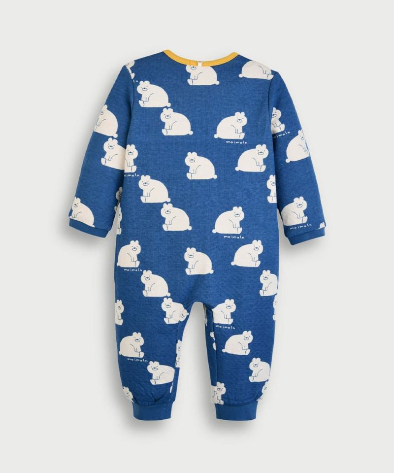 ビッグベアZIP長袖カバーオール | おしゃれな子供服 moimoln