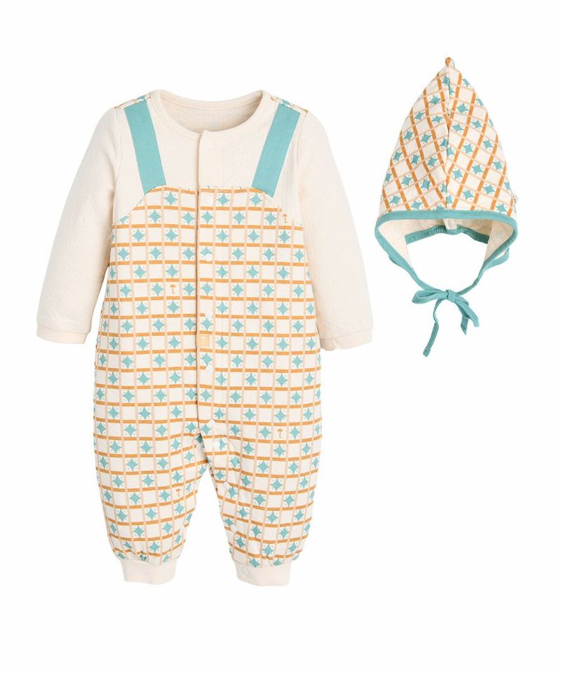 2点セット】スターカバーオール＆帽子 | おしゃれな子供服 moimoln