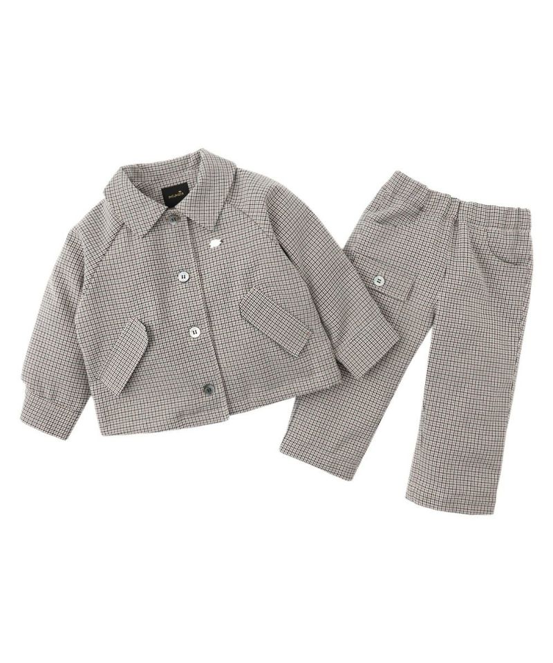 プレミアムライン】【セットアップ】千鳥チェックジャケット&パンツ
