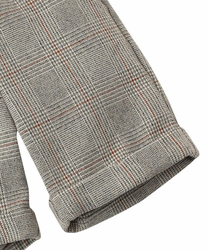 プレミアムライン】【セットアップ】グレンチェックトップス&パンツ