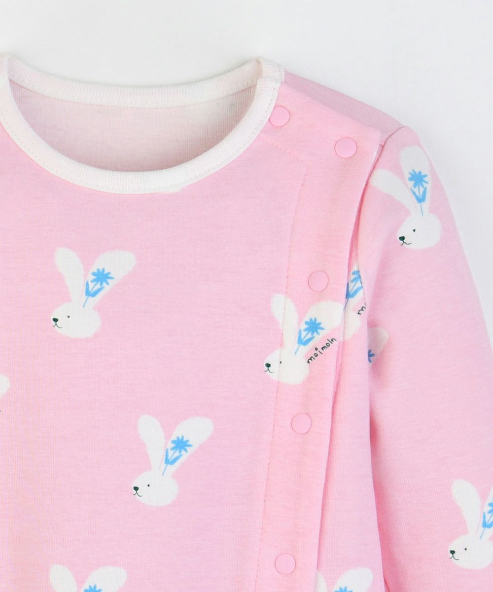 ラビット長袖ロンパース | おしゃれな子供服 moimoln（モイモルン
