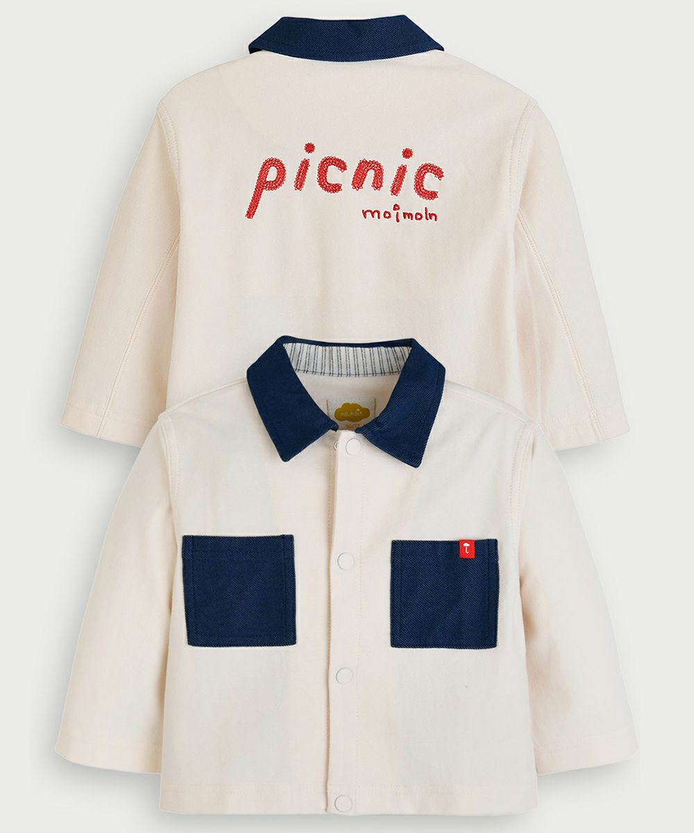 Picnicデニム風ポケットシャツジャケット | おしゃれな子供服 moimoln