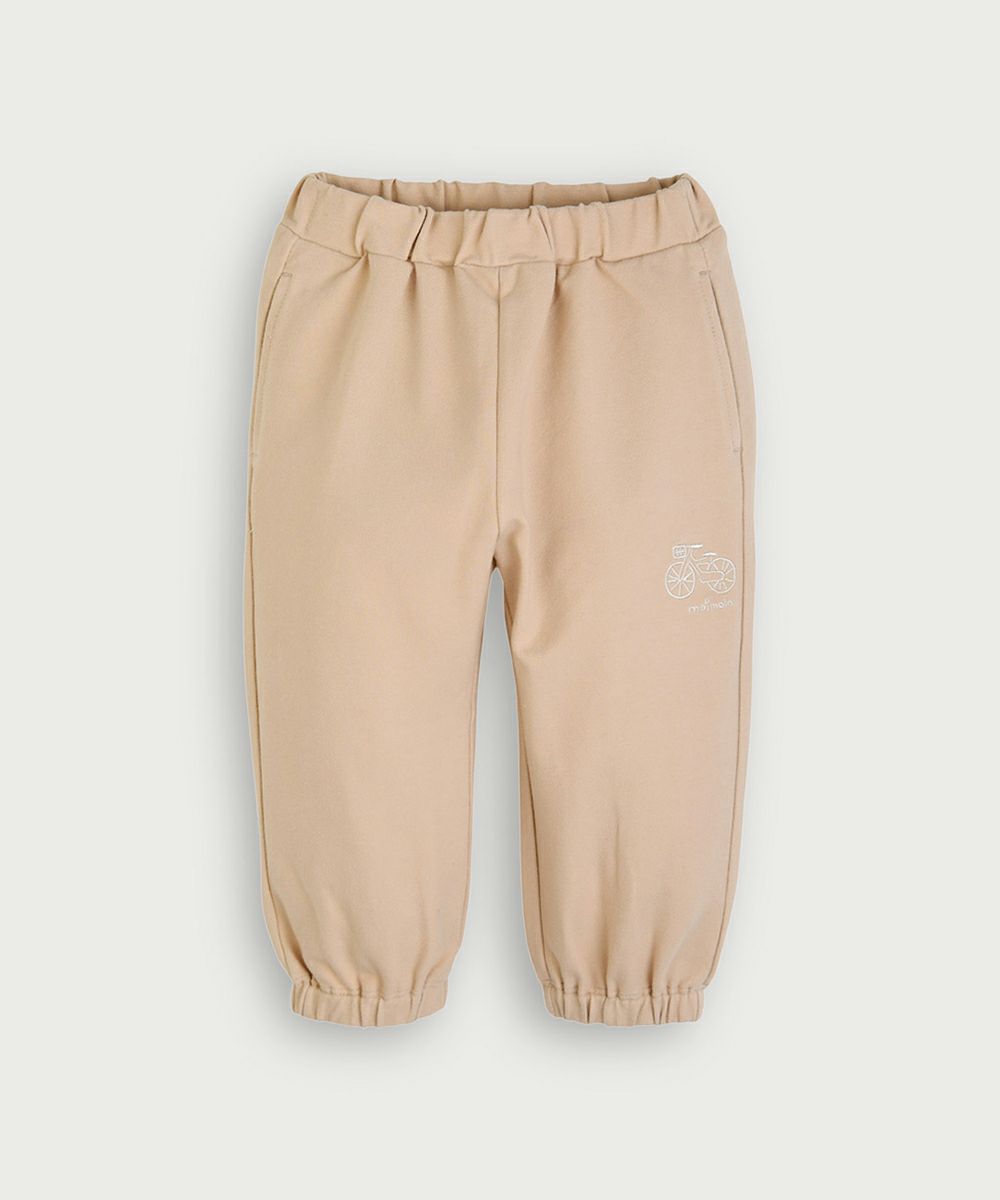 自転車モチーフ刺繍 ストレッチジョガーパンツ | おしゃれな子供服